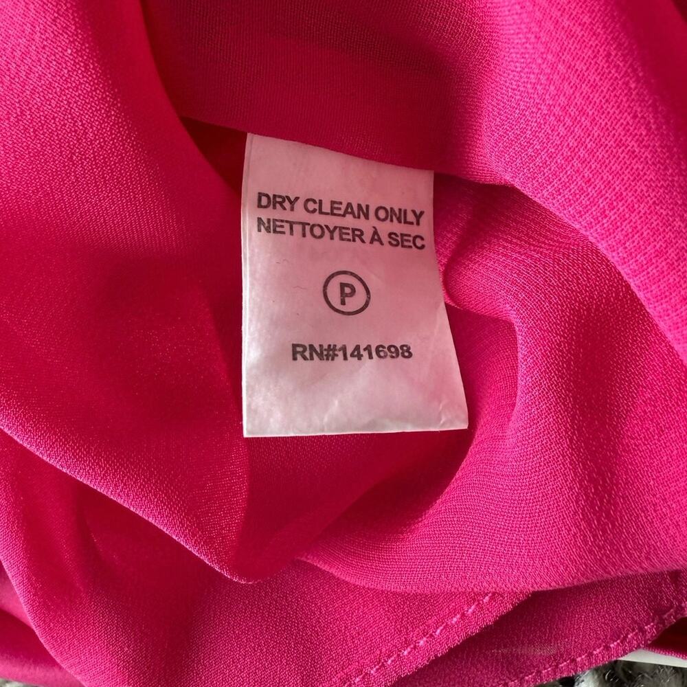 Ramy Brook Kiki size 0 Hot Pink Satin Bodycon Mini Dress NWT - Picture 8 of 11